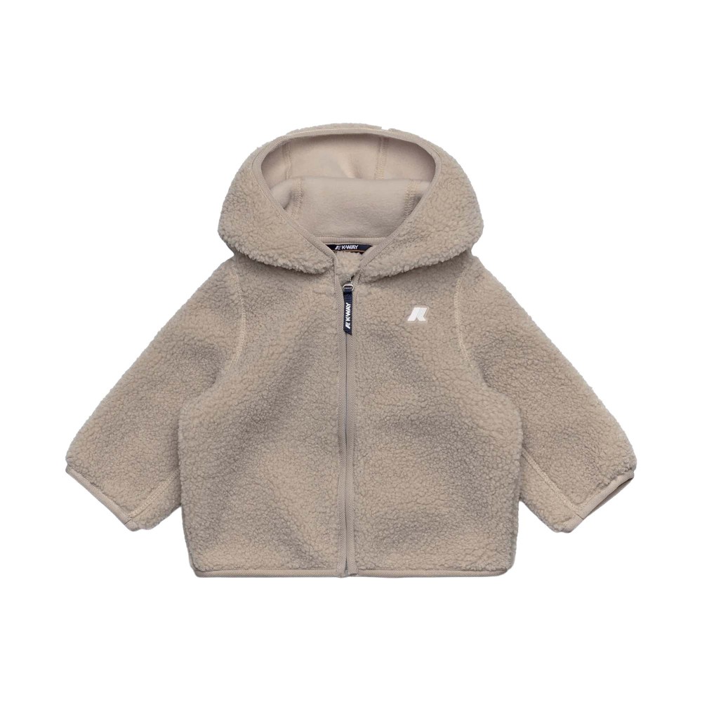 K-WAY Giacca beige teddy...