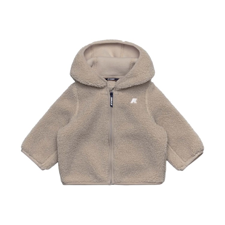 K-WAY Giacca beige teddy neonati