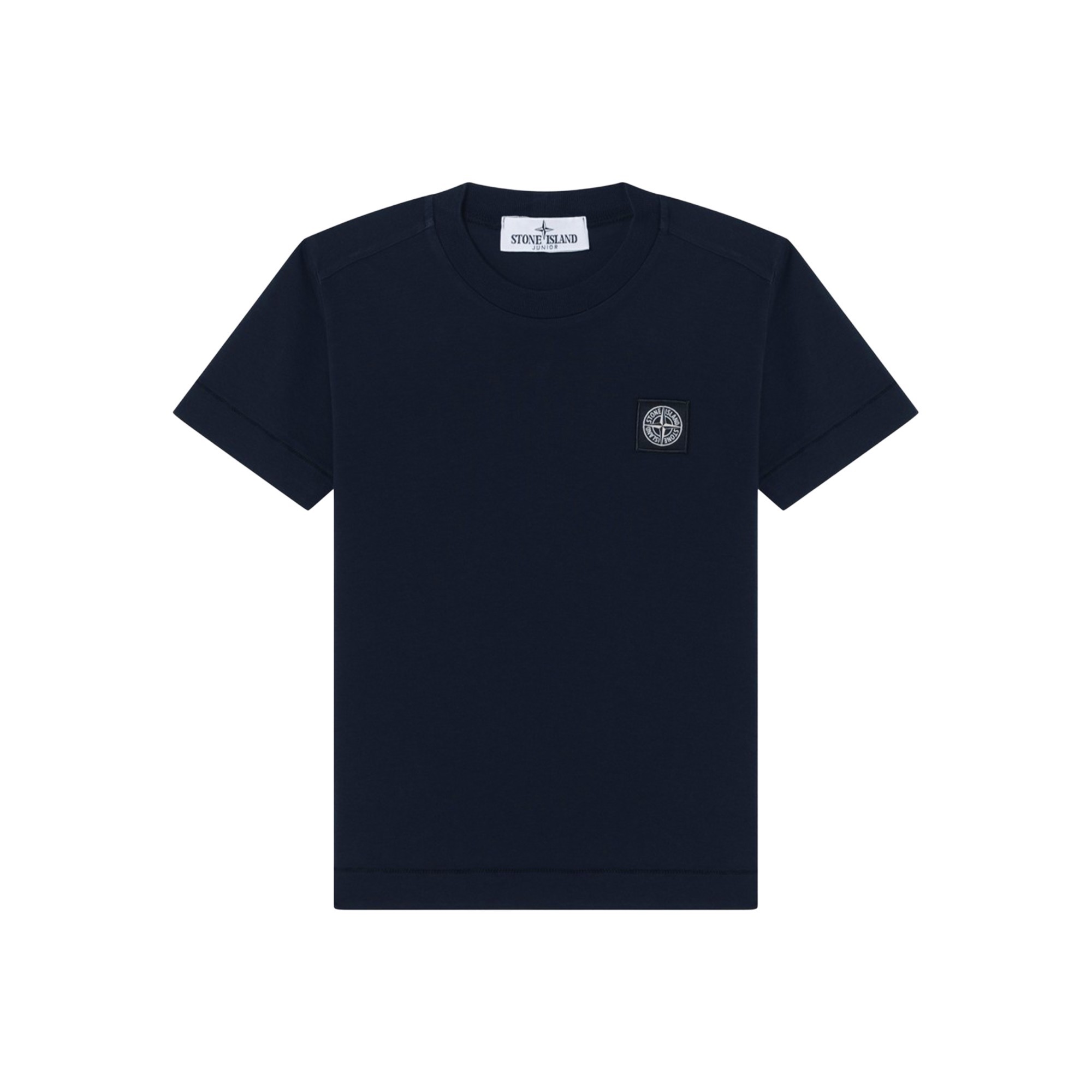 STONE ISLAND T-shirt blu navy logo bambini