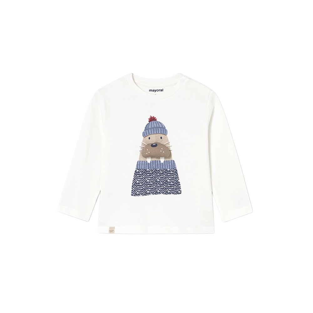 MAYORAL T-shirt panna con...
