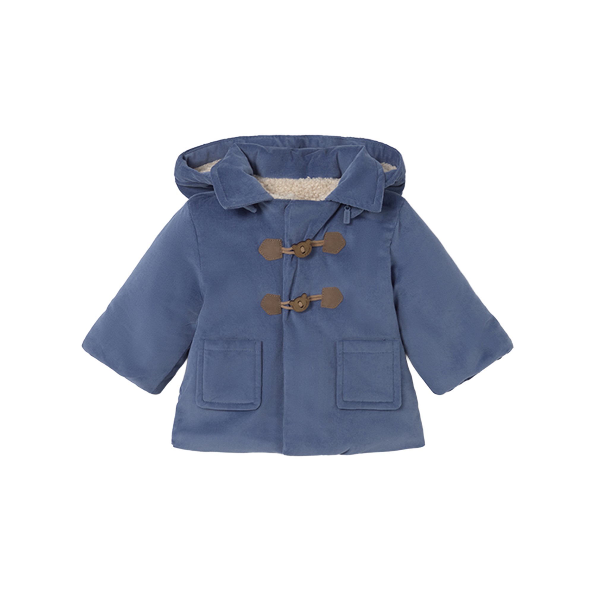 MAYORAL NEWBORN Trench azzurro imbottito neonati