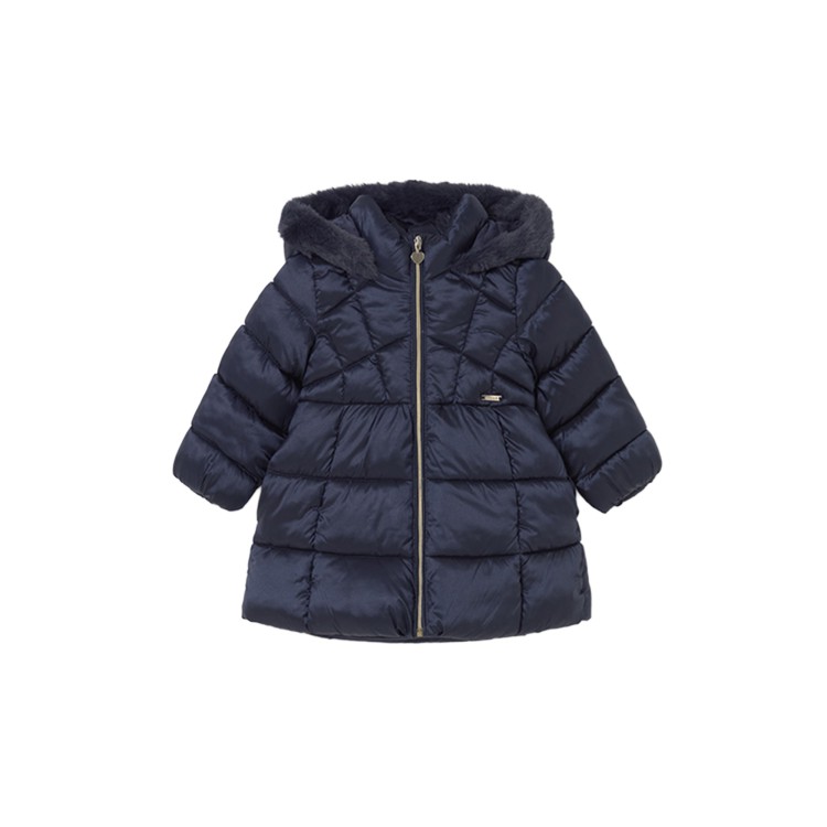 MAYORAL Giubbotto blu navy lungo neonata