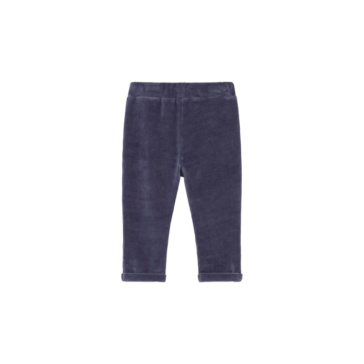 MAYORAL Jogger blu in velluto a coste neonato