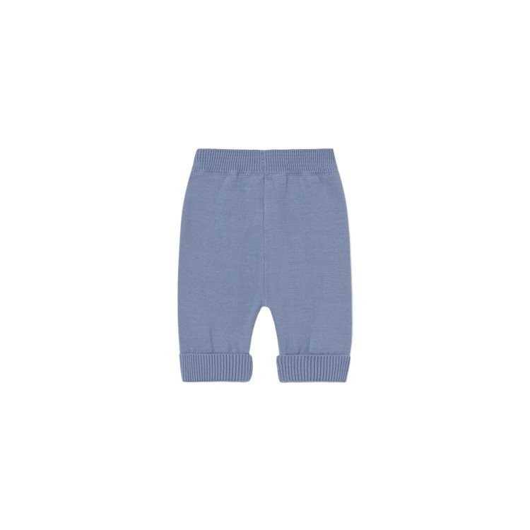 MAYORAL NEWBORN Completo 3 pezzi azzurro tricot neonato