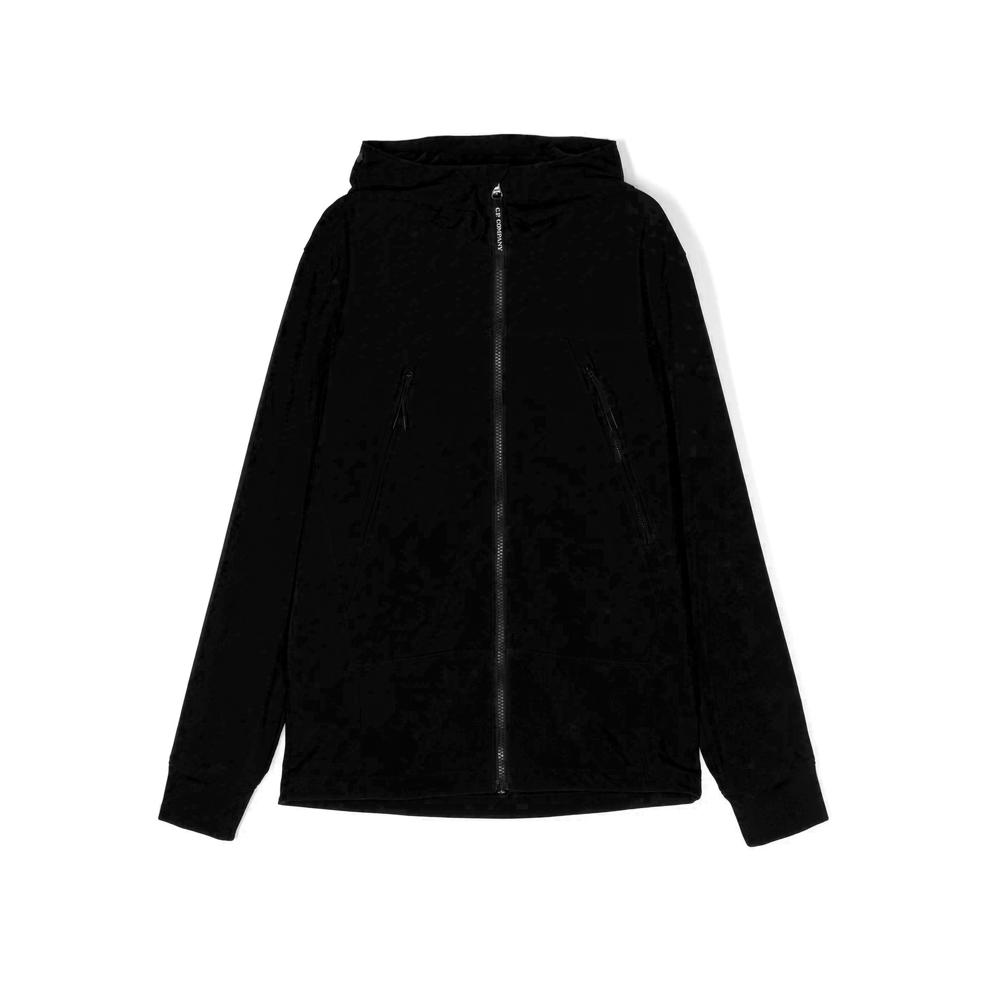 C.P. COMPANY Giubbino nero con cappuccio bambino
