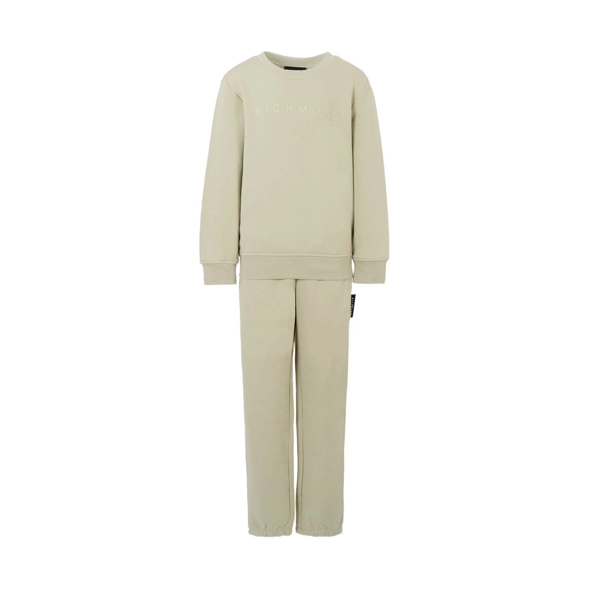 JOHN RICHMOND Tuta sportiva beige con logo bambino
