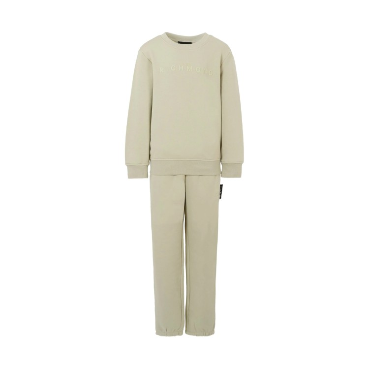 JOHN RICHMOND Tuta sportiva beige con logo bambino