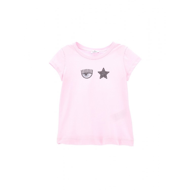 CHIARA FERRAGNI T-shirt rosa bambina