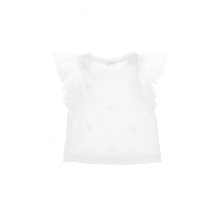CHIARA FERRAGNI T-shirt bianca bambina