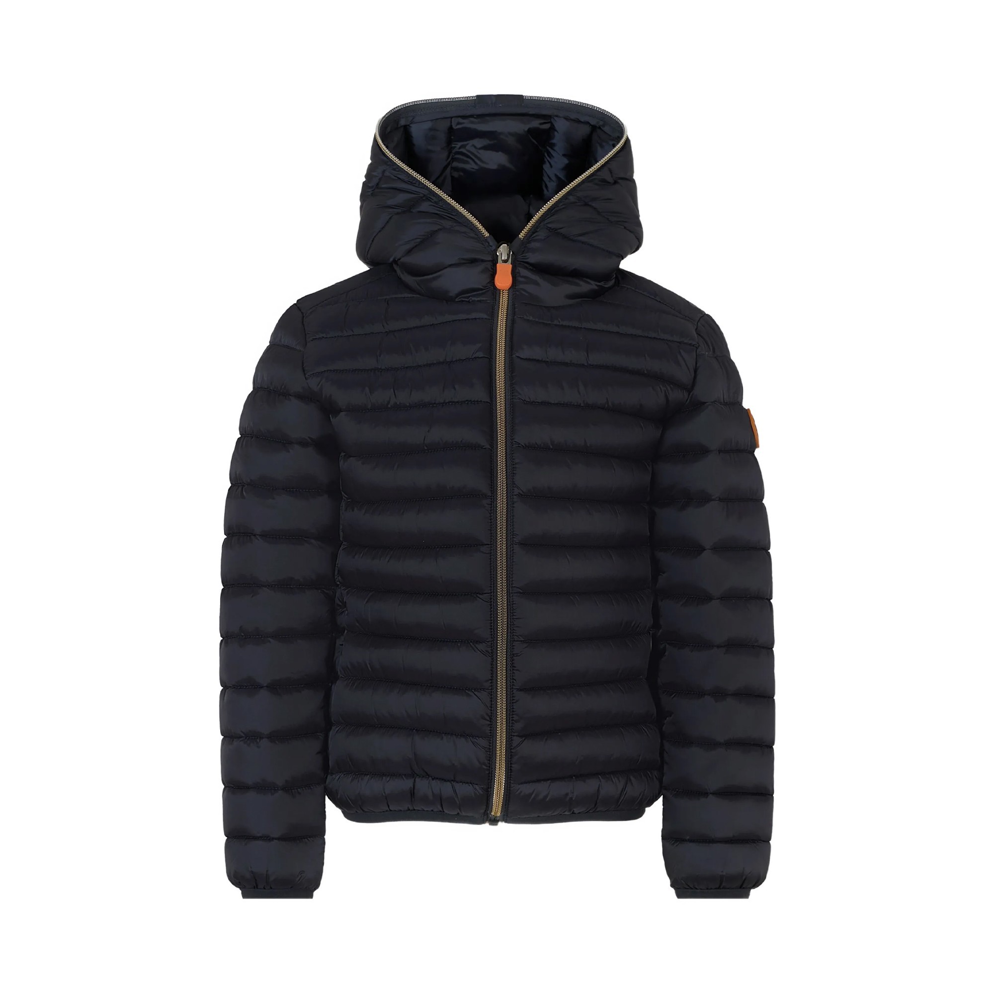 SAVE THE DUCK Piumino Iris blu notte con cappuccio bambina