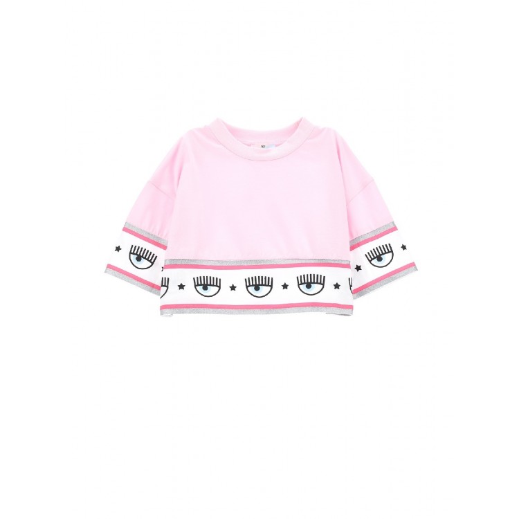 CHIARA FERRAGNI T-shirt rosa bambina