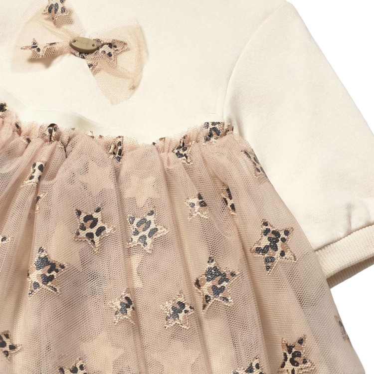 MAYORAL NEWBORN Completo gonna e felpa animalier neonata