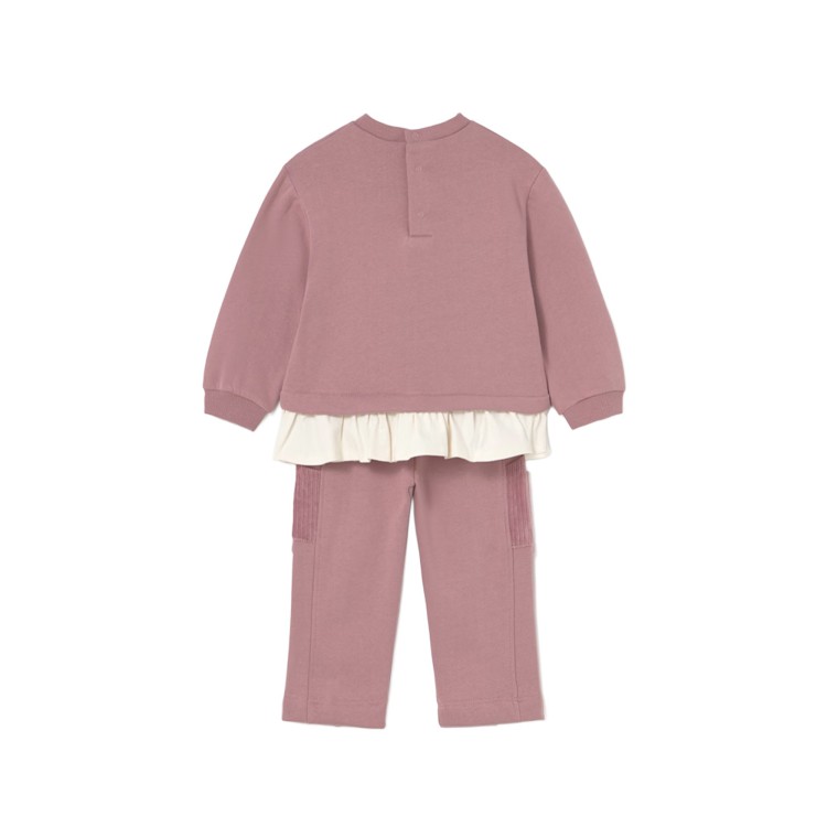 MAYORAL Tuta rosa con orsetto neonata