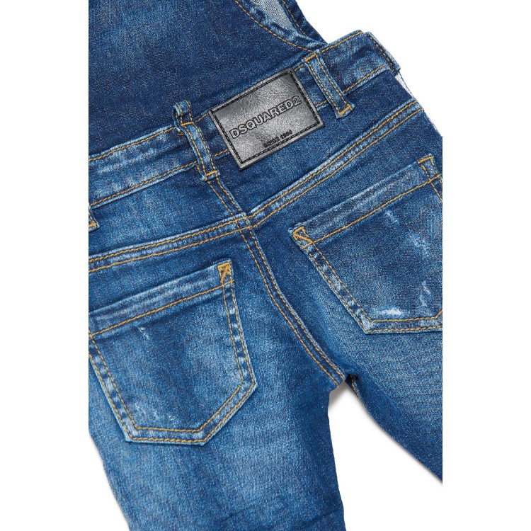 DSQUARED D2J217B TUTA.BLUE DENIM