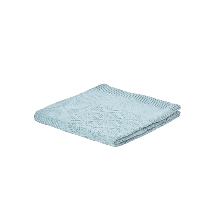 MAYORAL NEWBORN Copertina salvia in cotone neonati