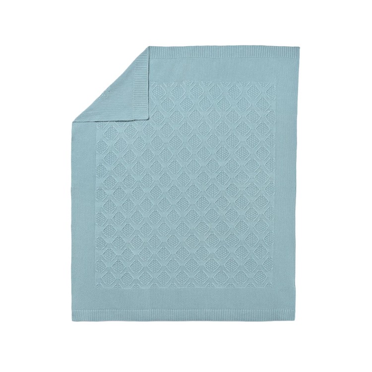 MAYORAL NEWBORN Copertina salvia in cotone neonati