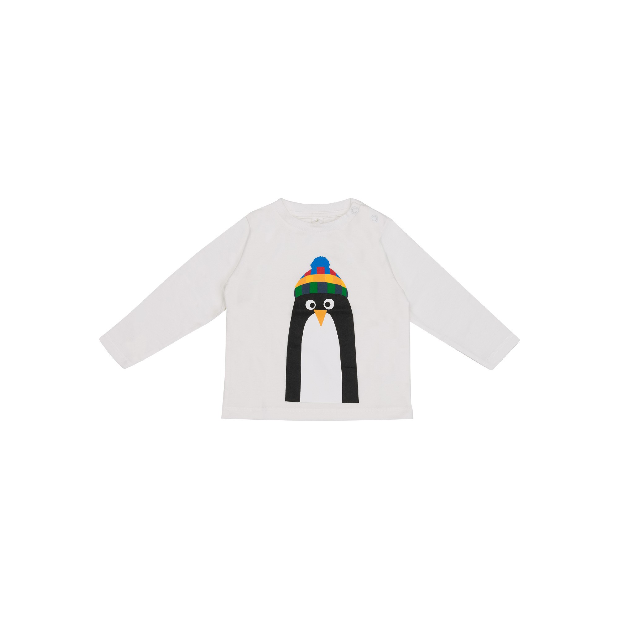 STELLA McCARTNEY T-shirt panna manica lunga neonati