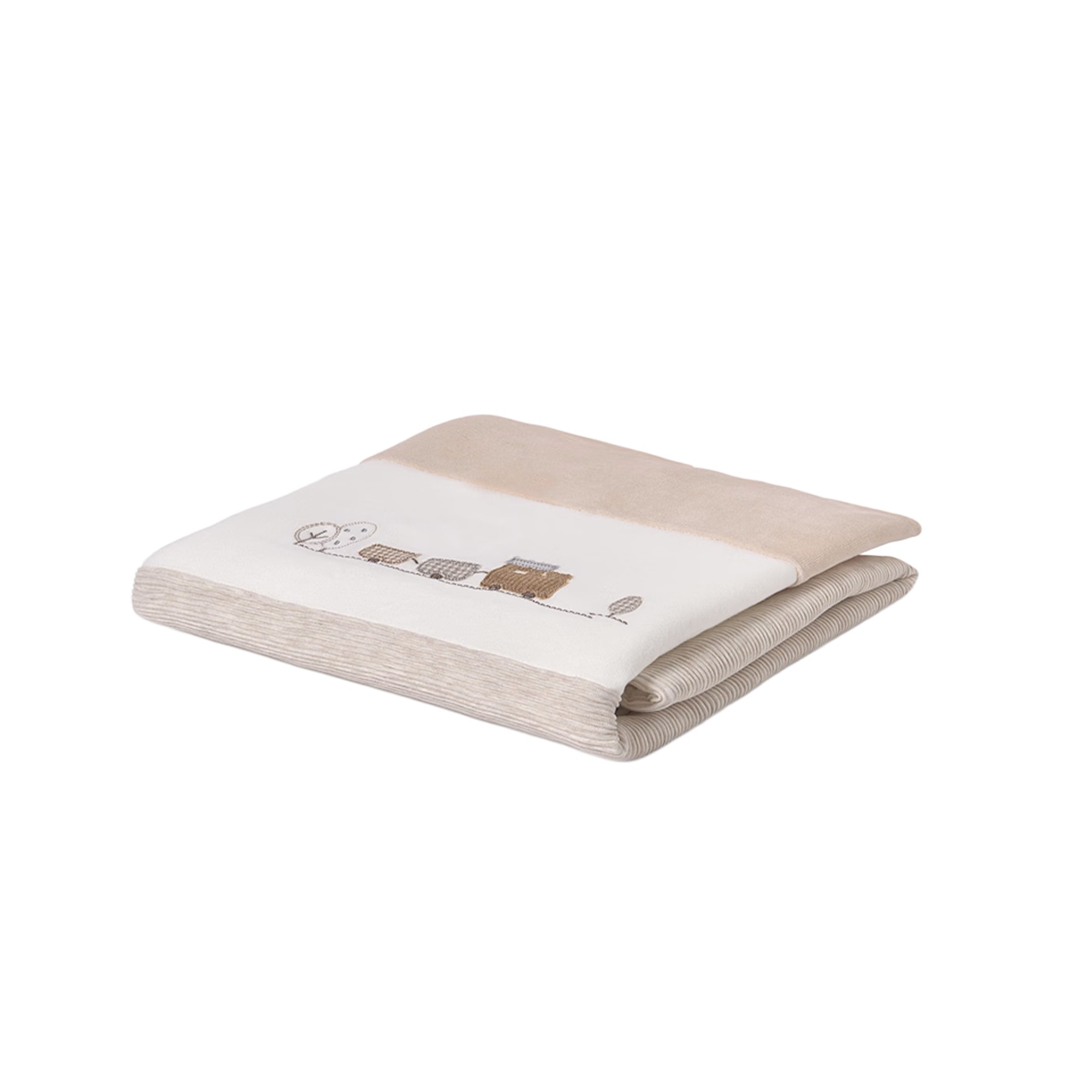 MAYORAL NEWBORN Copertina beige con ricami neonati