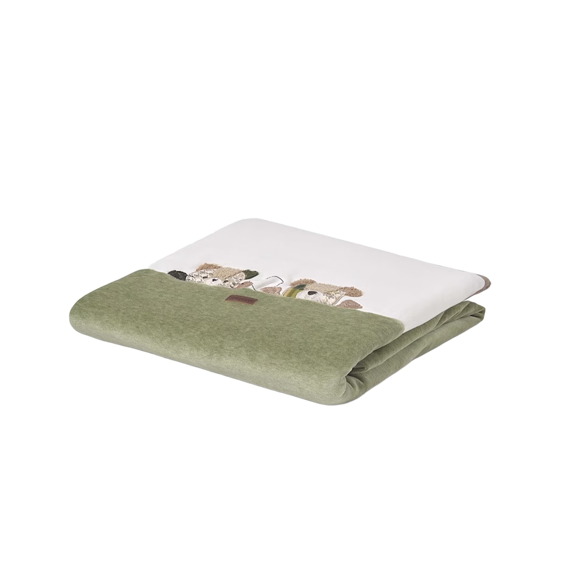 MAYORAL NEWBORN Copertina salvia con ricami neonati
