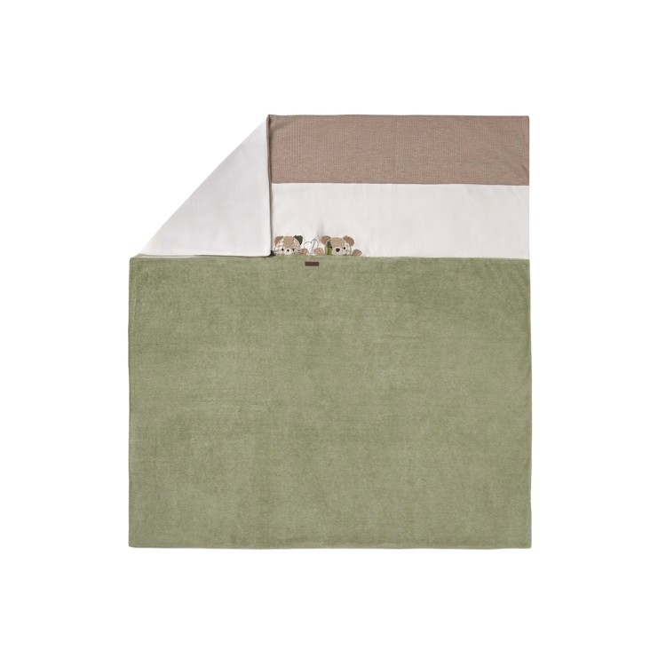 MAYORAL NEWBORN Copertina salvia con ricami neonati