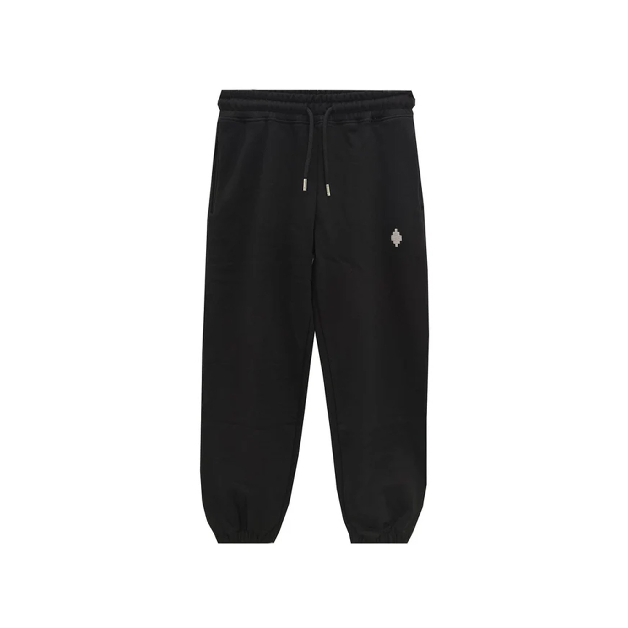 COUNTY OF MILAN Pantalone nero sportivo con logo bambino