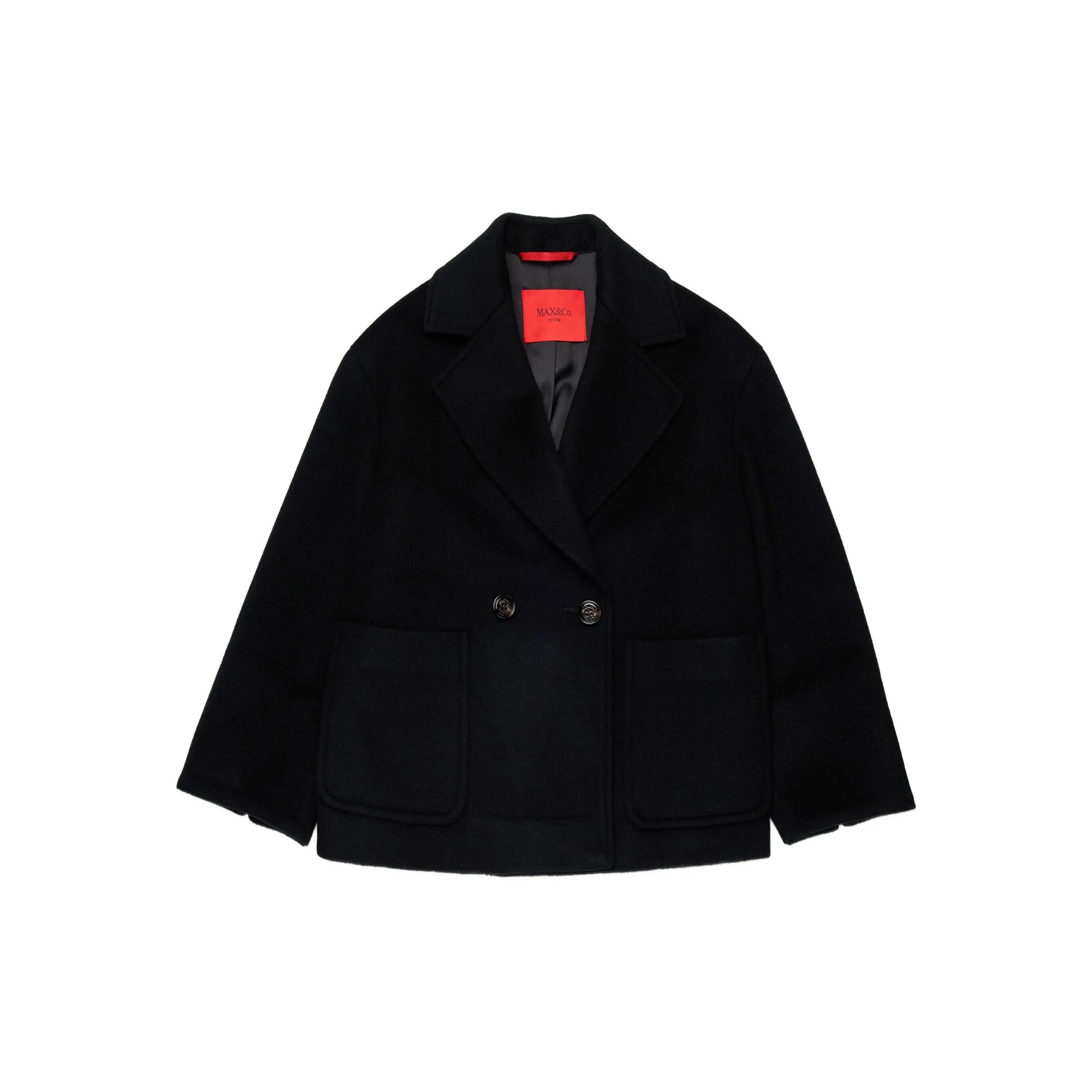 MAX&CO Blazer nero in lana bambina