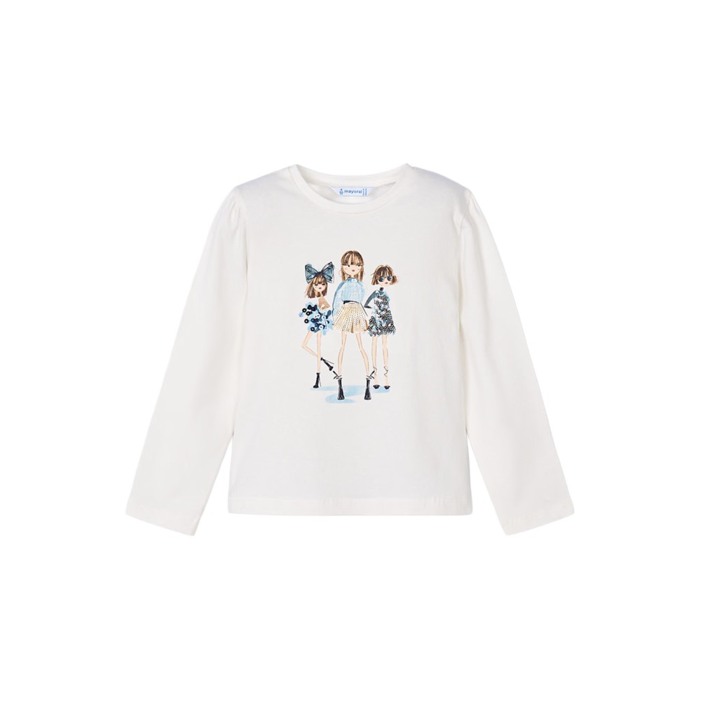 MAYORAL T-shirt bianca...