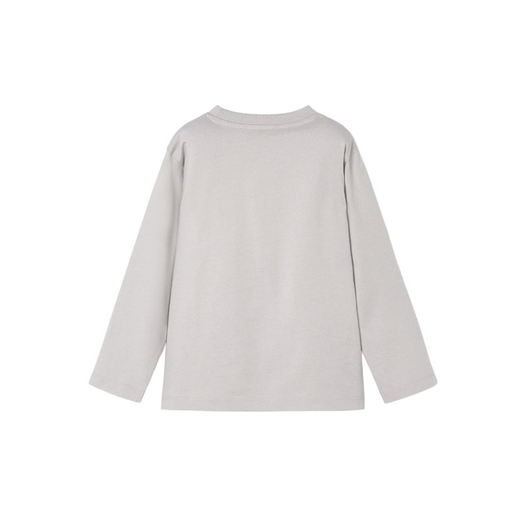 MAYORAL T-shirt grigia a maniche lunghe interattiva bambino