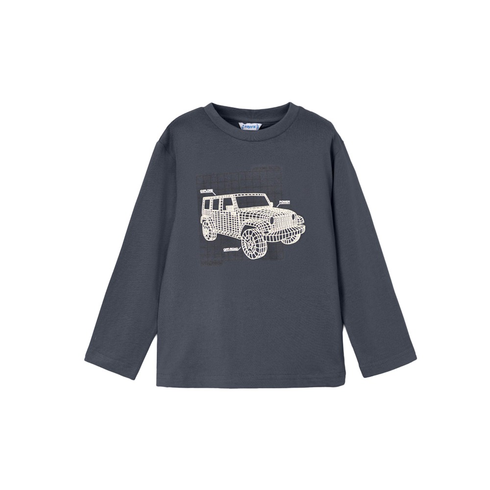 MAYORAL T-shirt blu navy a...