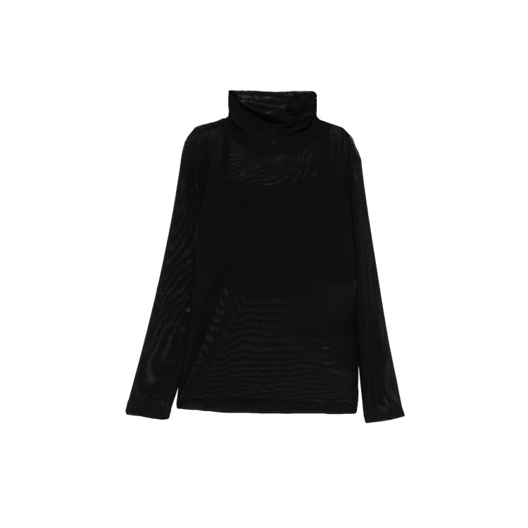 TWIN-SET Lupetto in tulle nero con top bambina