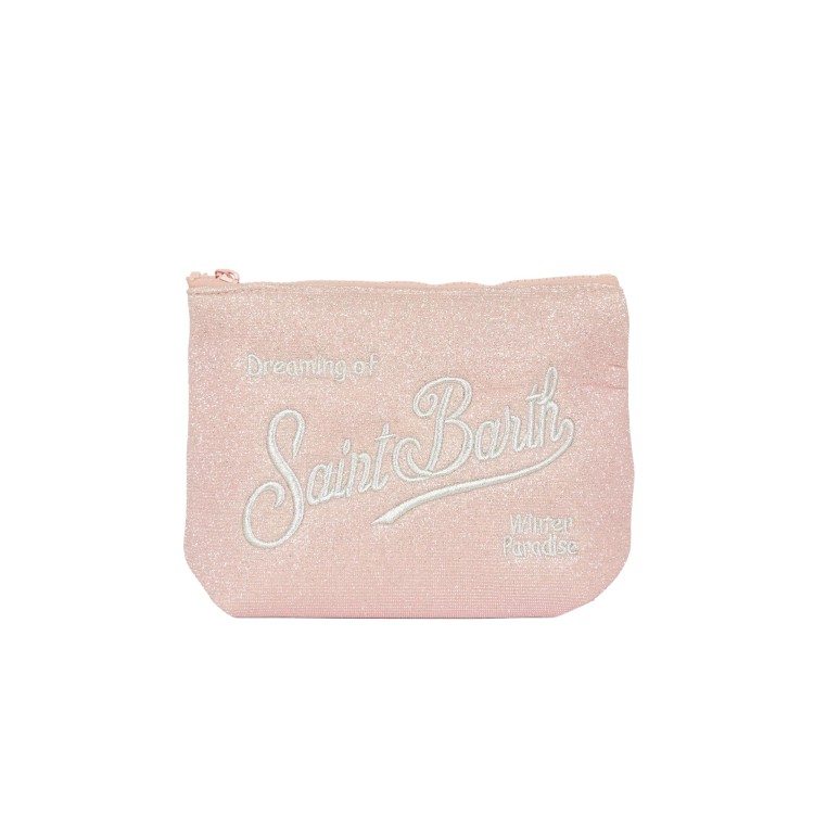 SAINT BARTH Pochette Aline rosa lurex bambina