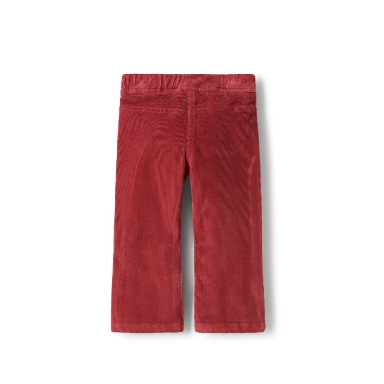 IL GUFO Pantaloni ribes a costine bambina
