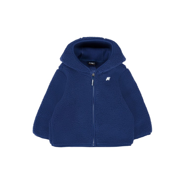 K-WAY Giacca blu teddy neonati