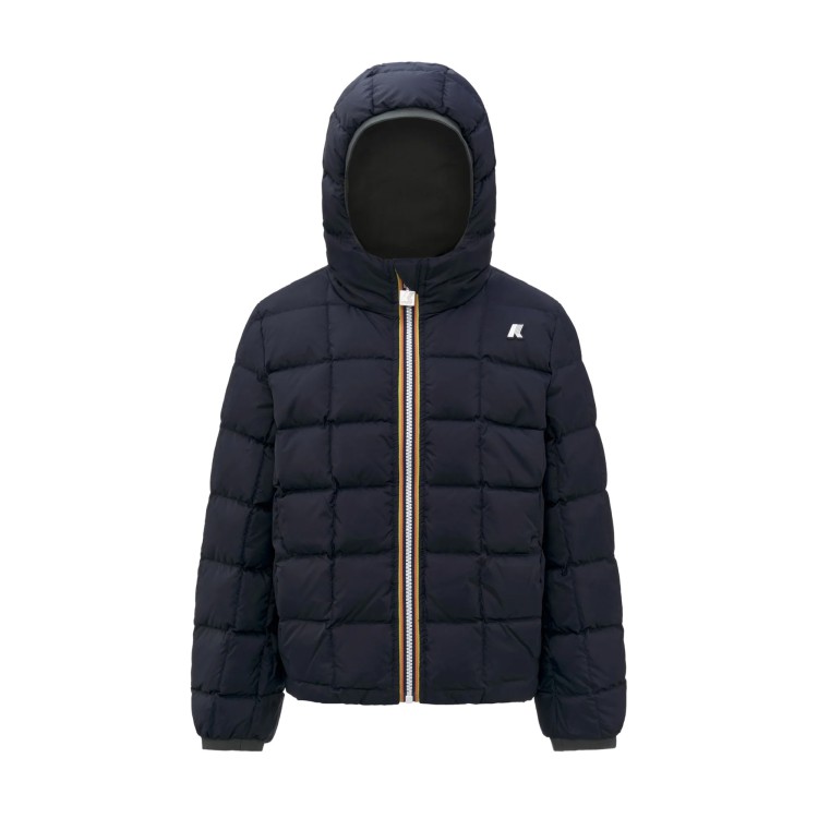 K-WAY Giacca nera con imbottitura trapuntata bambini