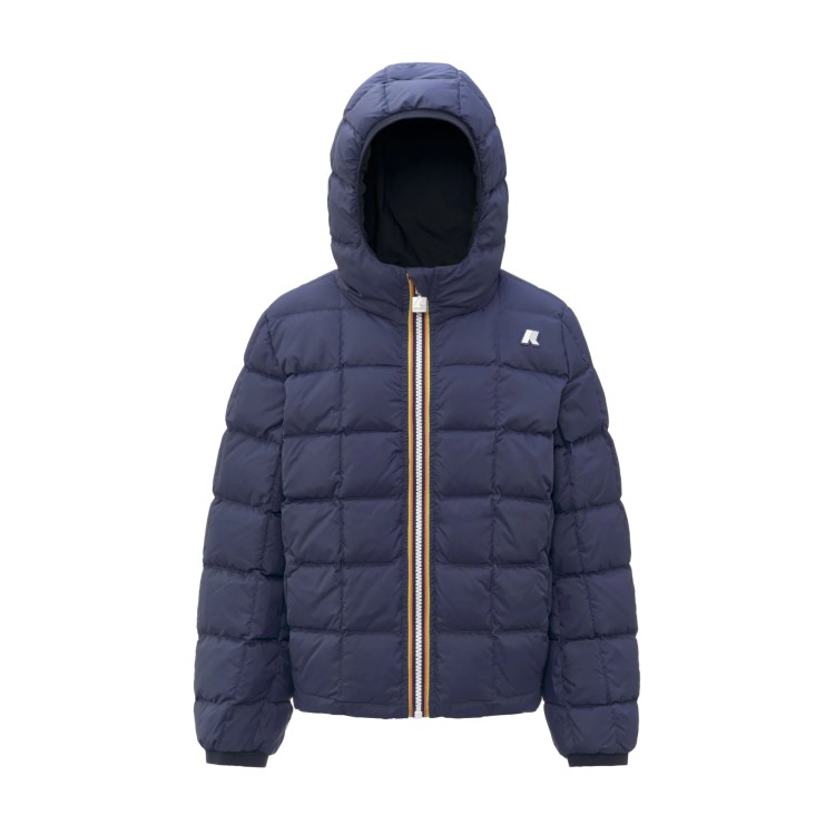 K-WAY Giacca blu con imbottitura trapuntata bambini