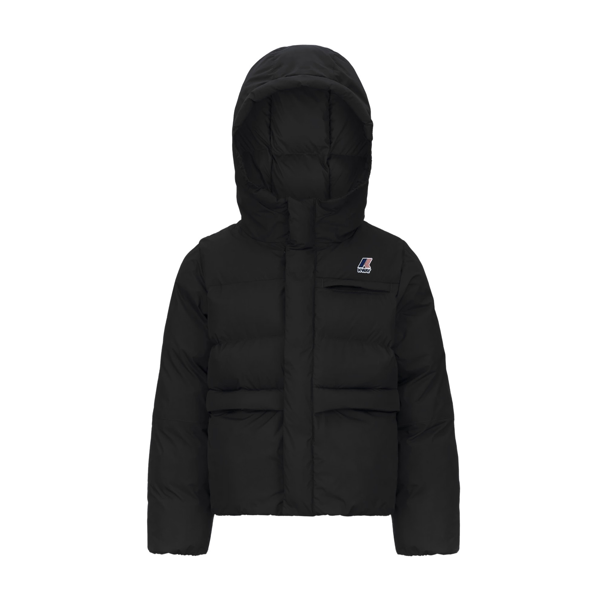 K-WAY Giacca nera con cappuccio bambini
