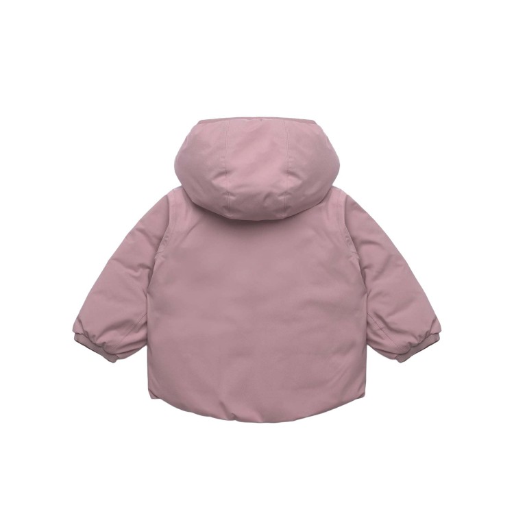 K-WAY Giacca rosa imbottita reversibile neonata