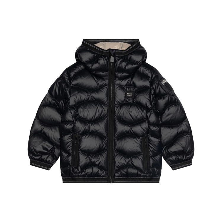 BLAUER Giubbotto Lowell nero trapuntato bambini