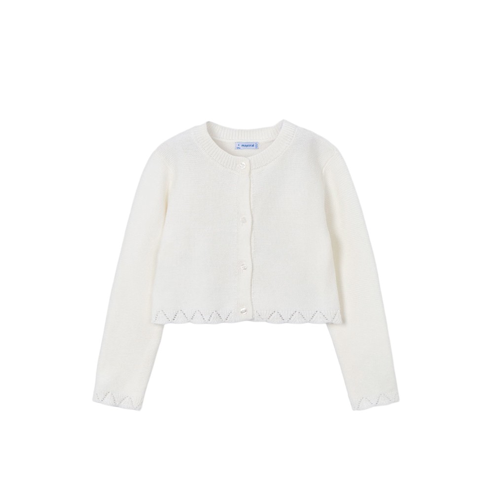 MAYORAL Cardigan bianco...