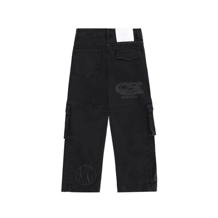 BARROW Cargo neri con logo bambini