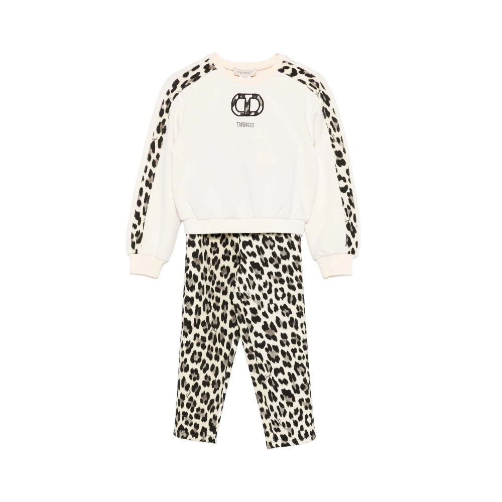 TWIN-SET Tuta leopardata...