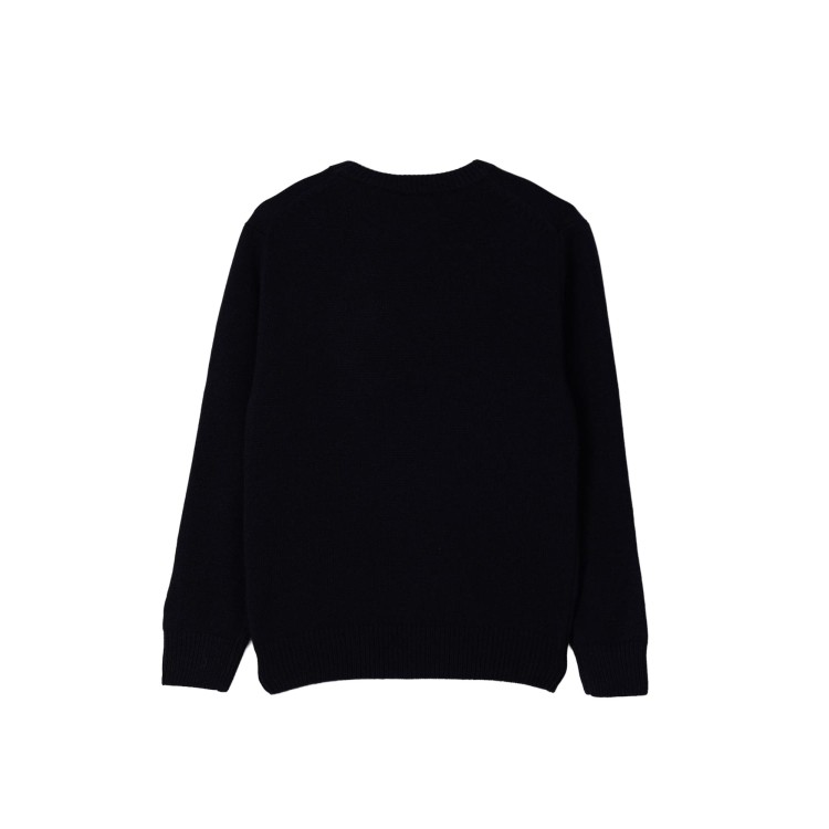 SAINT BARTH Maglione blu navy "sciupa femmine" bambino