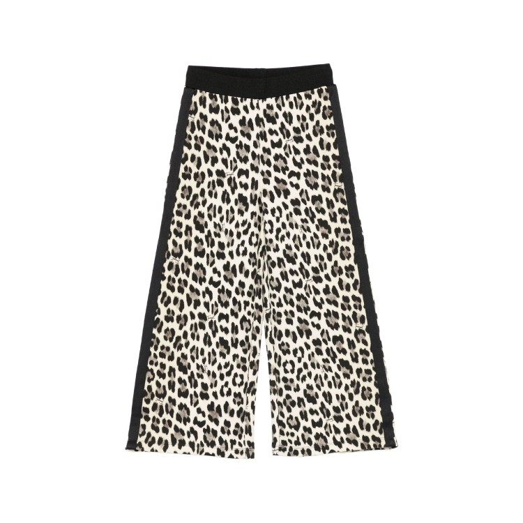 TWIN-SET Pantaloni palazzo leopardati bambina