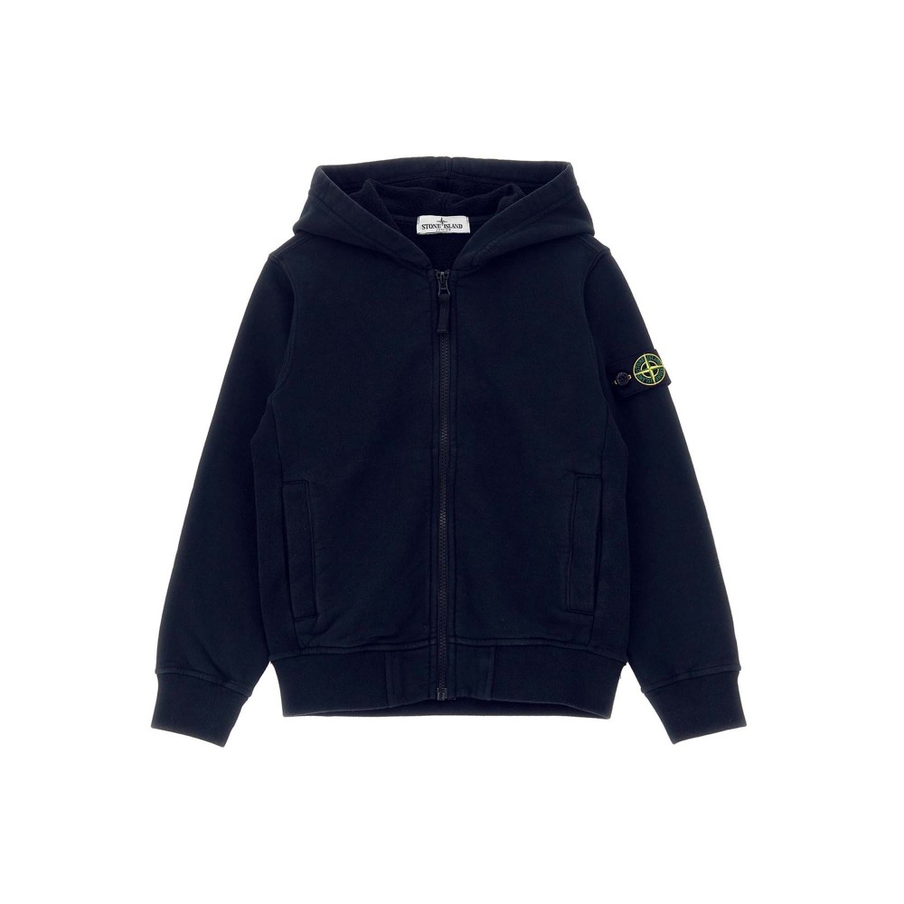 STONE ISLAND Felpa blu navy...