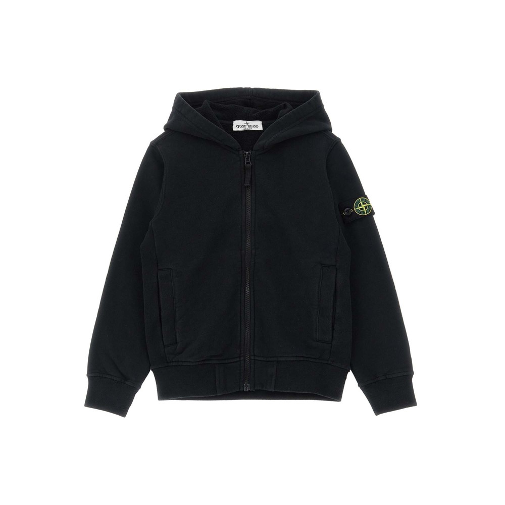 STONE ISLAND Felpa nera...