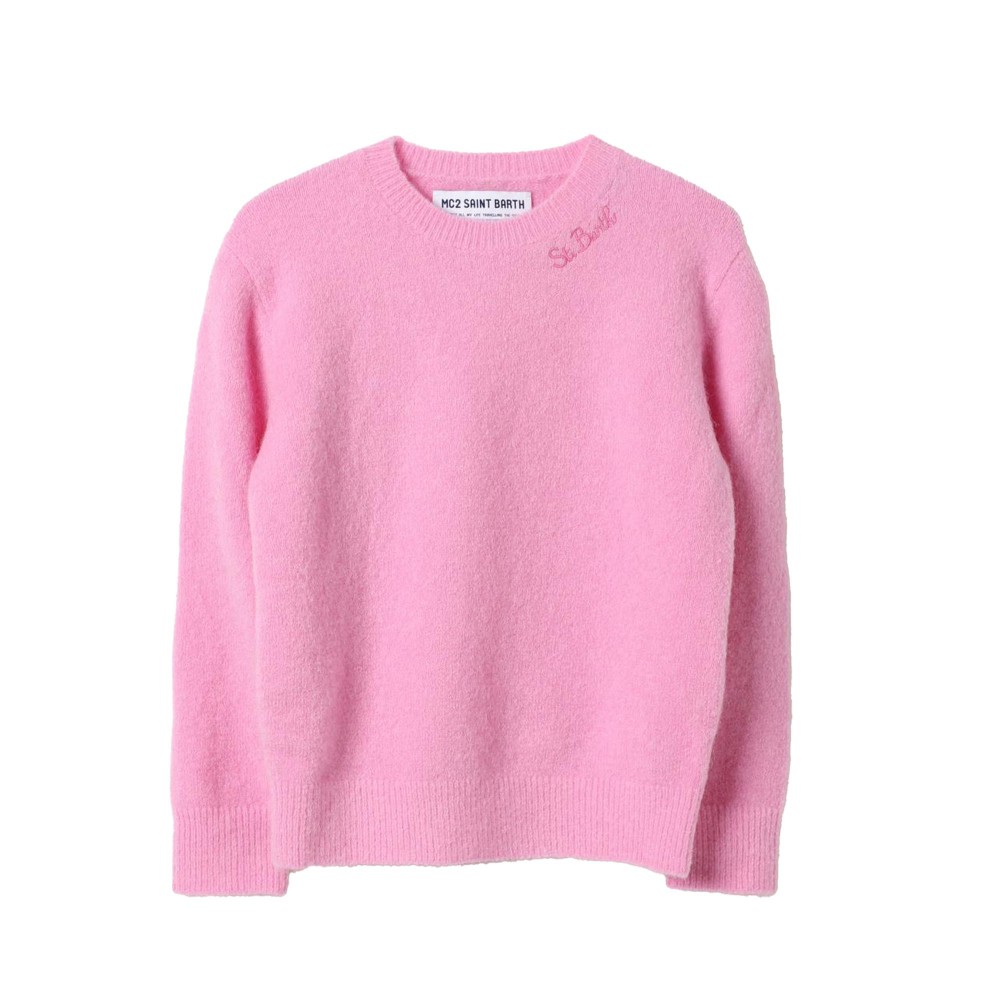 SAINT BARTH Maglione rosa...