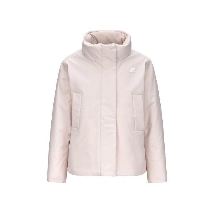 K-WAY Giacca rosa a collo alto imbottita bambina
