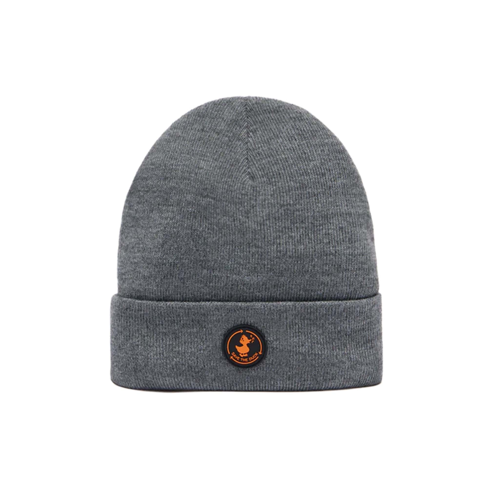 SAVE THE DUCK Cappello grigio con logo bambini