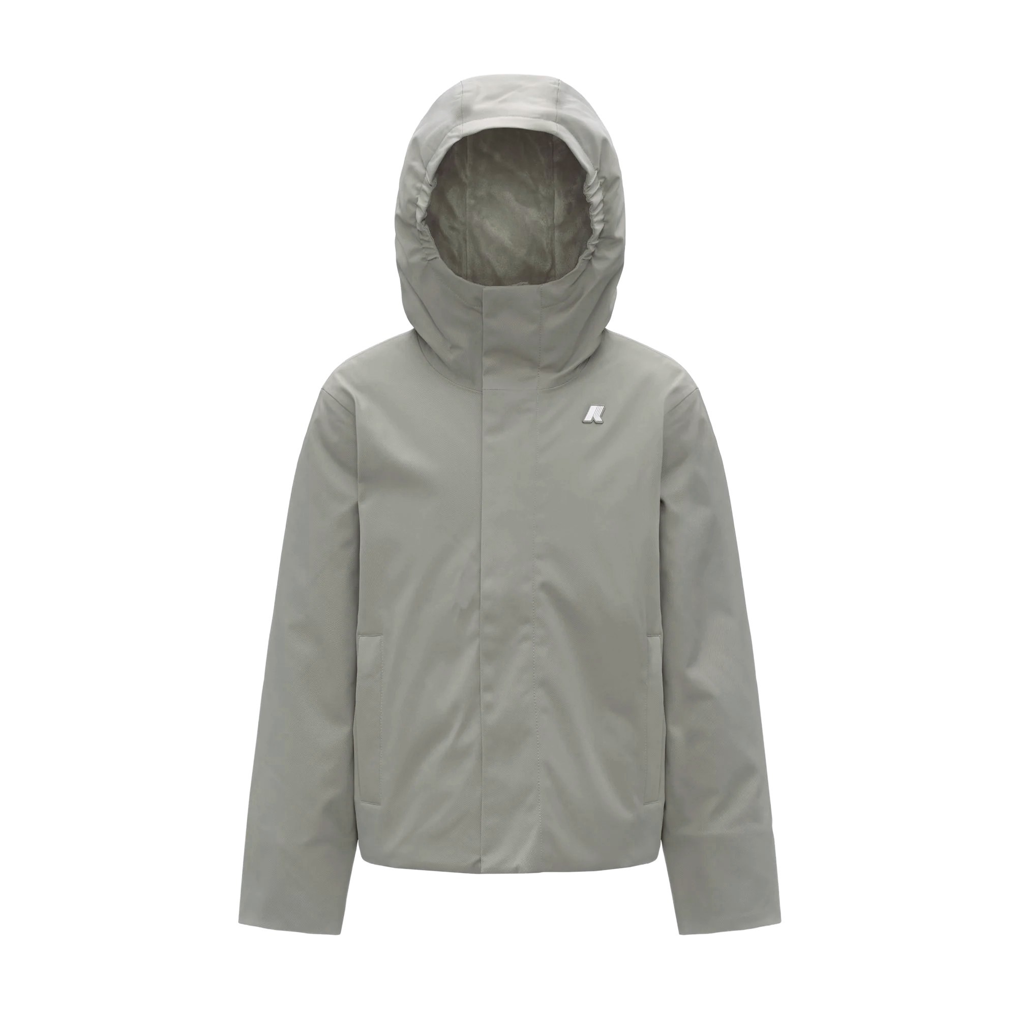 K-WAY Giacca verde con imbottitura marmotta bambini