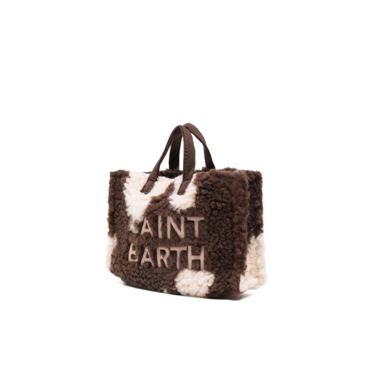 SAINT BARTH Phone bag motivo mucca teddy bambina